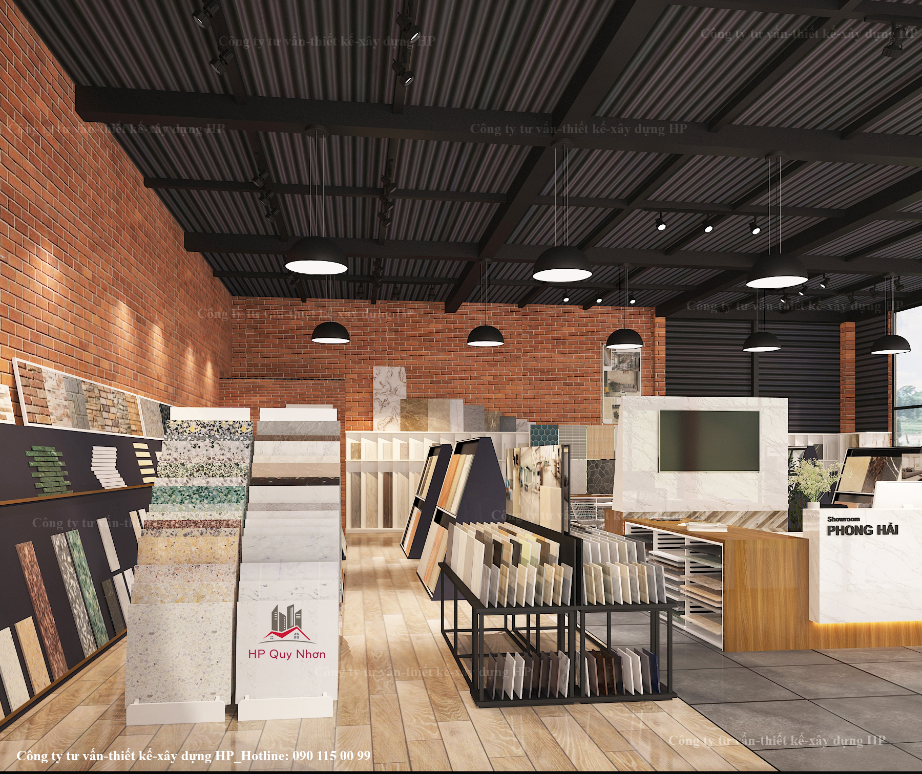 Mẫu thiết kế Showroom Phong Hải - Công Ty TNHH Tư Vấn Thiết Kế Xây Dựng HP